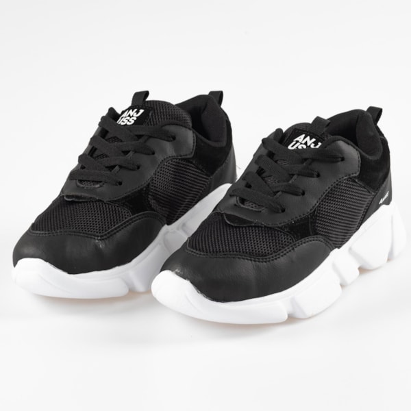 Tênis Masc Chunky Daddy Pto/Bco