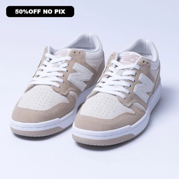 Tenis New Balance 480 Low Masculino Bege