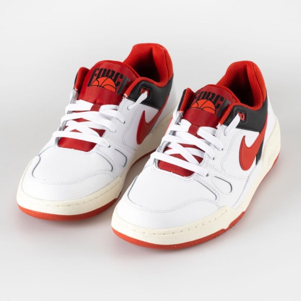 Tênis Nike Full Force Low Bco/Vermelho